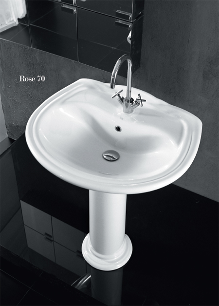 Раковина Althea Ceramica Classic Rose 24021 с колонной