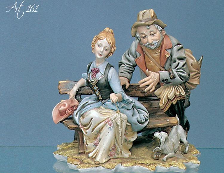 Фарфоровая статуэтка Латинский любовник. TICHE, Италия.