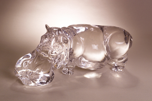 СКУЛЬПТУРА HIPPO, ВЫСОТА 20 СМ, ДЛИНА 53 СМ, ACRYLSTUDIODESIGN, ИТАЛИЯ.
